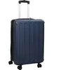 vidaXL Valise pliable rigide 24'' Bleu foncé 43x27x66 cm ABS