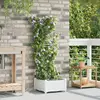 vidaXL Jardinières Vidaxl Avec Système D'irrigation Par Eau Blanc