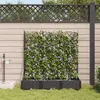 vidaXL Jardinières Vidaxl Avec Système D'irrigation 3 Pcs Noir