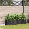 vidaXL Jardinières Vidaxl Avec Système D'irrigation 4 Pcs Noir