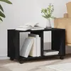 vidaXL Table d'appoint Chêne noir 72 x 33 x 42,5 cm Bois d'ingénierie