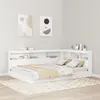 vidaXL Tête de lit de rangement Blanc 160 cm Bois d'ingénierie