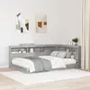 vidaXL Tête de lit de rangement Sonoma gris 120 cm Bois d'ingénierie