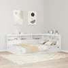 vidaXL Tête de lit de rangement Blanc 120 cm Bois d'ingénierie