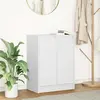 vidaXL Buffet blanc 57x34x76 cm bois d'ingénierie