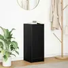 vidaXL Buffet chêne noir 29,5x34x76 cm bois d'ingénierie