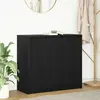 vidaXL Buffet chêne noir 85x34x76 cm bois d'ingénierie