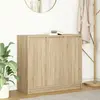 vidaXL Buffet chêne sonoma 85x34x76 cm bois d'ingénierie