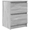 vidaXL Meuble TV sonoma gris 40x35x54 cm bois d'ingénierie