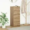 vidaXL Buffet et tiroirs chêne artisanal 37,5x35x99 cm bois ingénierie
