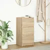 vidaXL Buffet chêne sonoma 37,5x35x76 cm bois d'ingénierie