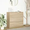 vidaXL Buffet chêne sonoma 80x35x76 cm bois d'ingénierie