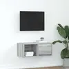 vidaXL Meuble TV sonoma gris 60x31x25,5 cm bois d'ingénierie