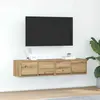 vidaXL Meubles TV 2 pcs chêne artisanal 60x31x25,5cm bois d'ingénierie