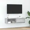 vidaXL Meuble TV sonoma gris 100x31x25,5 cm bois d'ingénierie