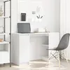 vidaXL Bureau blanc 120x42x76 cm bois d'ingénierie