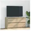 vidaXL Meuble TV chêne sonoma 100x35x54 cm bois d'ingénierie