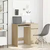 vidaXL Bureau chêne Sonoma 86x49x76 cm bois d'ingénierie