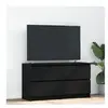 vidaXL Meuble TV noir 100x35x54 cm bois d'ingénierie