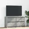vidaXL Meuble TV gris béton 100x35x54 cm bois d'ingénierie