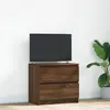 vidaXL Meuble TV chêne marron 60x35x54 cm bois d'ingénierie