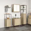 vidaXL Ensemble de mobilier de salle de bain 3 pcs Bois d'ingénierie
