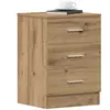 vidaXL Tables de chevet 2 pcs chêne artisanal 38x35x55 cm