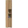 vidaXL Armoire de salle de bain chêne artisanal 30x30x183,5 cm