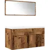 vidaXL Ensemble de meubles salle de bain 3 pcs bois d'ingénierie