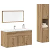 vidaXL Ensemble de meubles salle de bain 3 pcs bois d'ingénierie