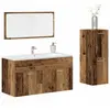 vidaXL Ensemble de meubles salle de bain 3 pcs bois d'ingénierie