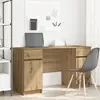 vidaXL Bureau Vidaxl Artisan Chêne 140x49x76 Cm Bois D'ingénierie