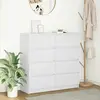 vidaXL Buffet blanc 100x35x99 cm bois d'ingénierie