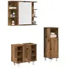 vidaXL Ensemble de meubles salle de bain 3 pcs bois d'ingénierie