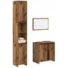 vidaXL Ensemble de meubles salle de bain 3 pcs bois d'ingénierie