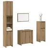 vidaXL Ensemble de meubles salle de bain 4 pcs bois d'ingénierie