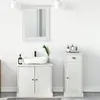 vidaXL Ensemble de mobilier de salle de bain 3 pcs Blanc antique