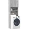 vidaXL Meuble de machine à laver sonoma gris bois d'ingénierie