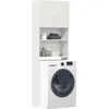 vidaXL Meuble de machine à laver blanc bois d'ingénierie