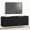 vidaXL Vidaxl Meubles Tv 2 Pièces Chêne Noir 120 X 30 X 41 Cm Bois D'i...