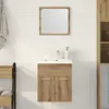 vidaXL Ensemble de meubles salle de bain 2 pcs bois d'ingénierie