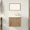 vidaXL Ensemble de meubles salle de bain 2 pcs bois d'ingénierie