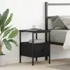 vidaXL Cabinet de chevet Chêne noir 34 x 36 x 50 cm Bois d'ingénierie