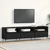 vidaXL Meuble Tv Vidaxl Chêne Noir 150x30x44,5 Cm Bois Reconstitué
