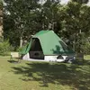 vidaXL Vidaxl Tente Familiale Tipi Verte Pour 6 Personnes Imperméable