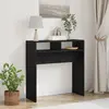 vidaXL Table console Chêne noir 78 x 30 x 80 cm Bois d'ingénierie