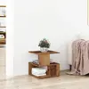 vidaXL Table d'appoint Bois Ancien 30 x 30 x 55 cm Bois d'ingénierie