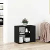 vidaXL Buffet Vidaxl Noir En Chêne 60x30x50 Cm En Bois Composite