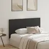 vidaXL Tête de lit Chêne noir 160 x 1,5 x 80,5 cm Bois d'ingénierie