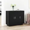 vidaXL Buffet Vidaxl Chêne Noir 92x35x75 Cm Bois Stratifié
